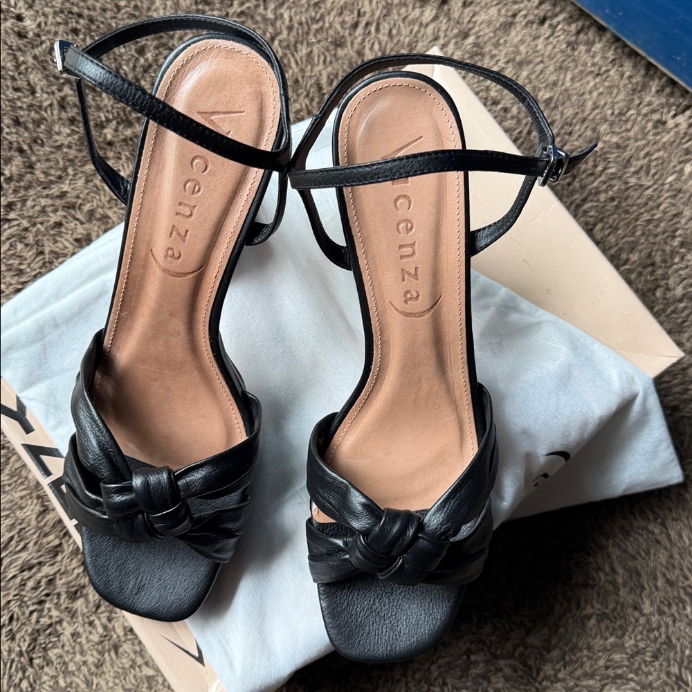 Anthropologie Vincenza Knotted Platform Heels Size 41 (US Women’s 10)